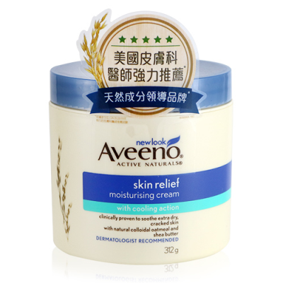  Aveeno艾惟諾 燕麥高效舒緩潤膚霜 312g